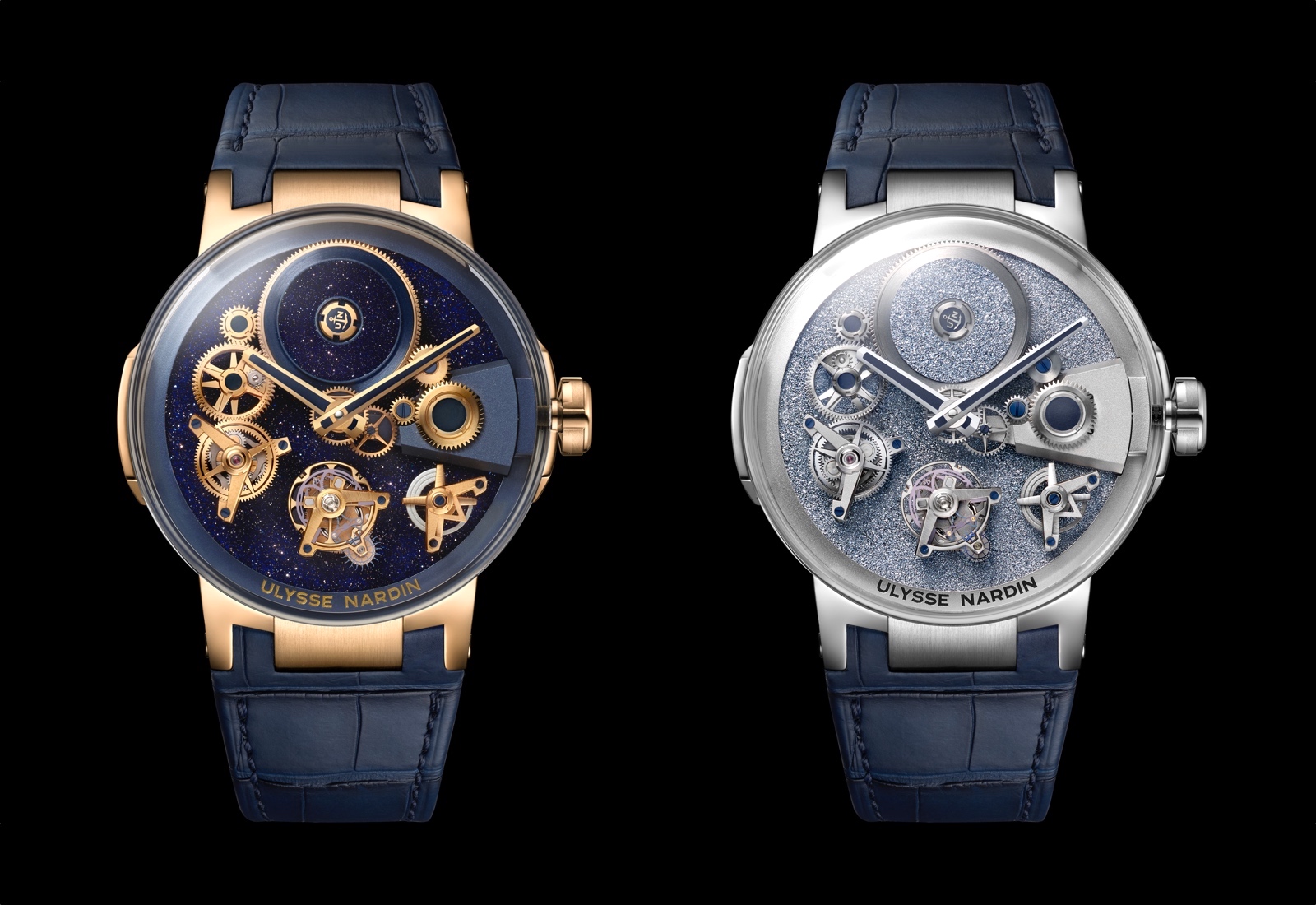Ulysse Nardin Executive Tourbillon Free Wheel Limited Editions 2019 - Aventurine & Osmium