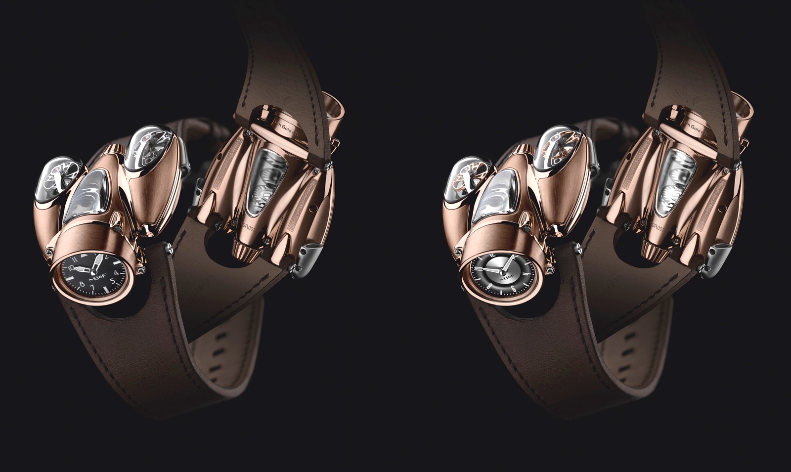 MB&F Horological Machine Nº9 Flow Red Gold