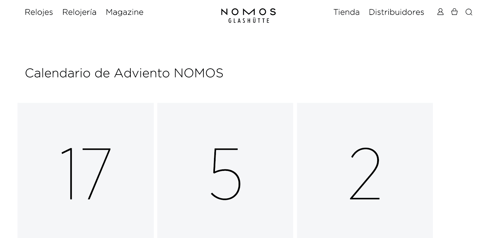Calendario Adviento NOMOS 2019 Cover