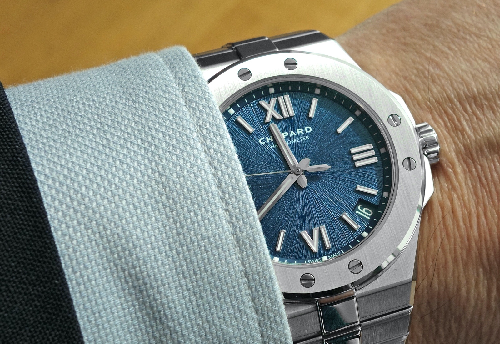Chopard Alpine Eagle - wrist detail