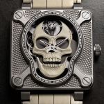 Bell & Ross BR 01 Laughing Skull White