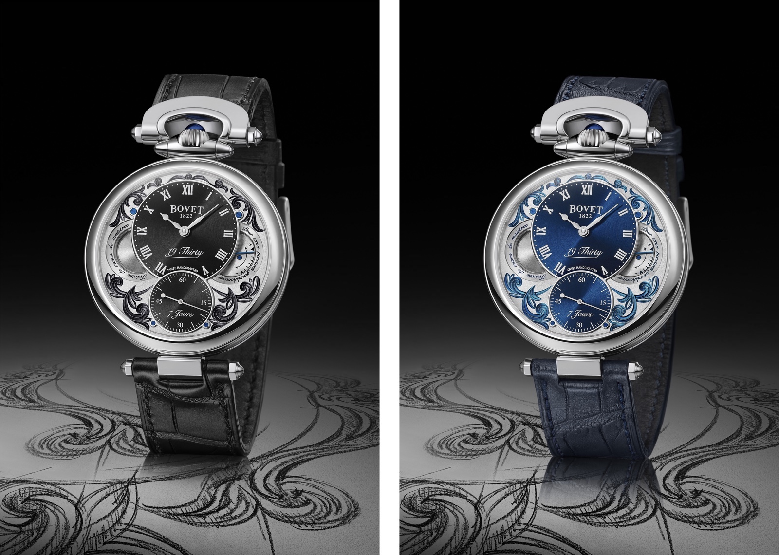 Bovet 1822 19Thirty Fleurisanne lacquered