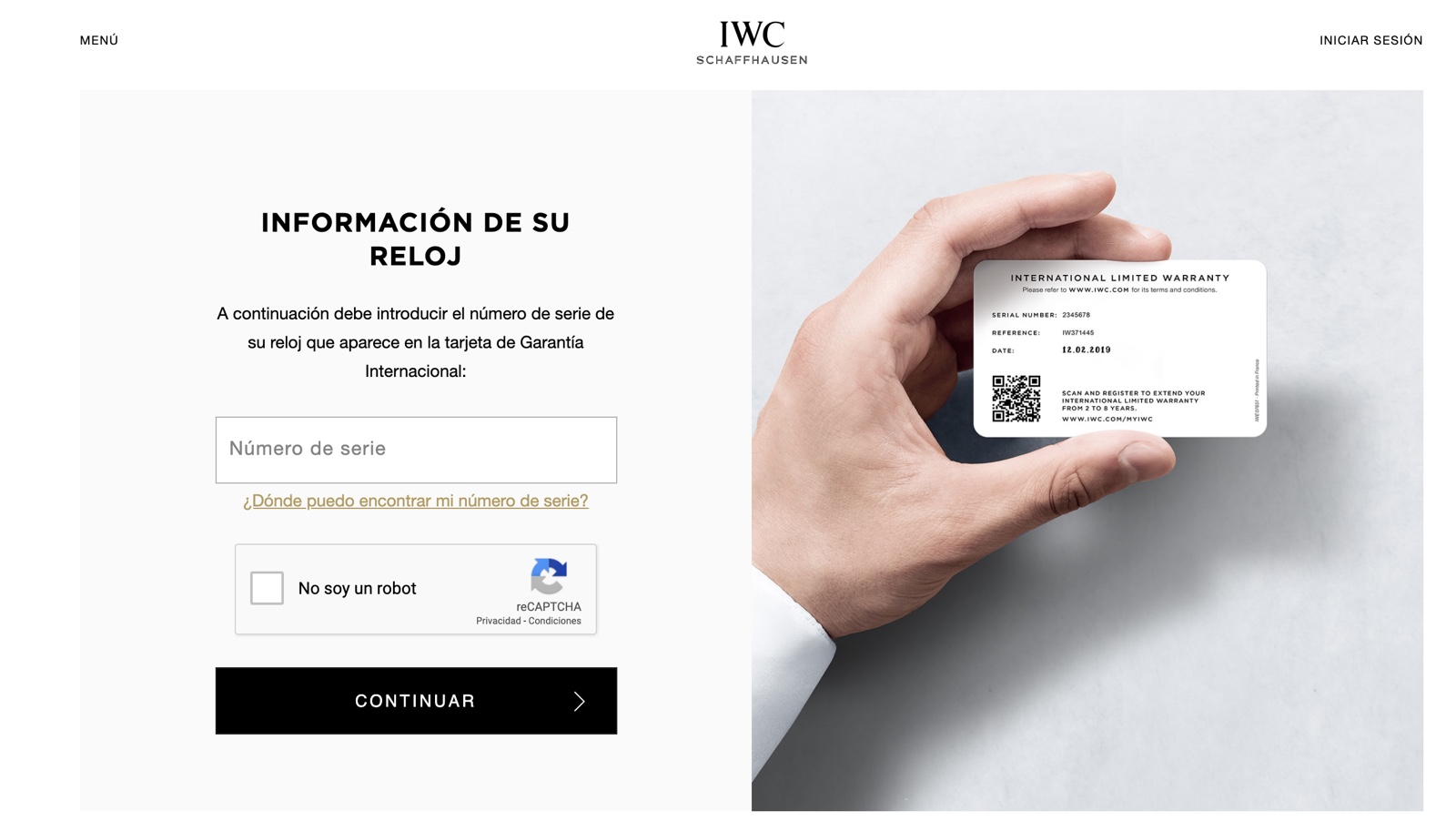 IWC Schaffhausen MyIWC