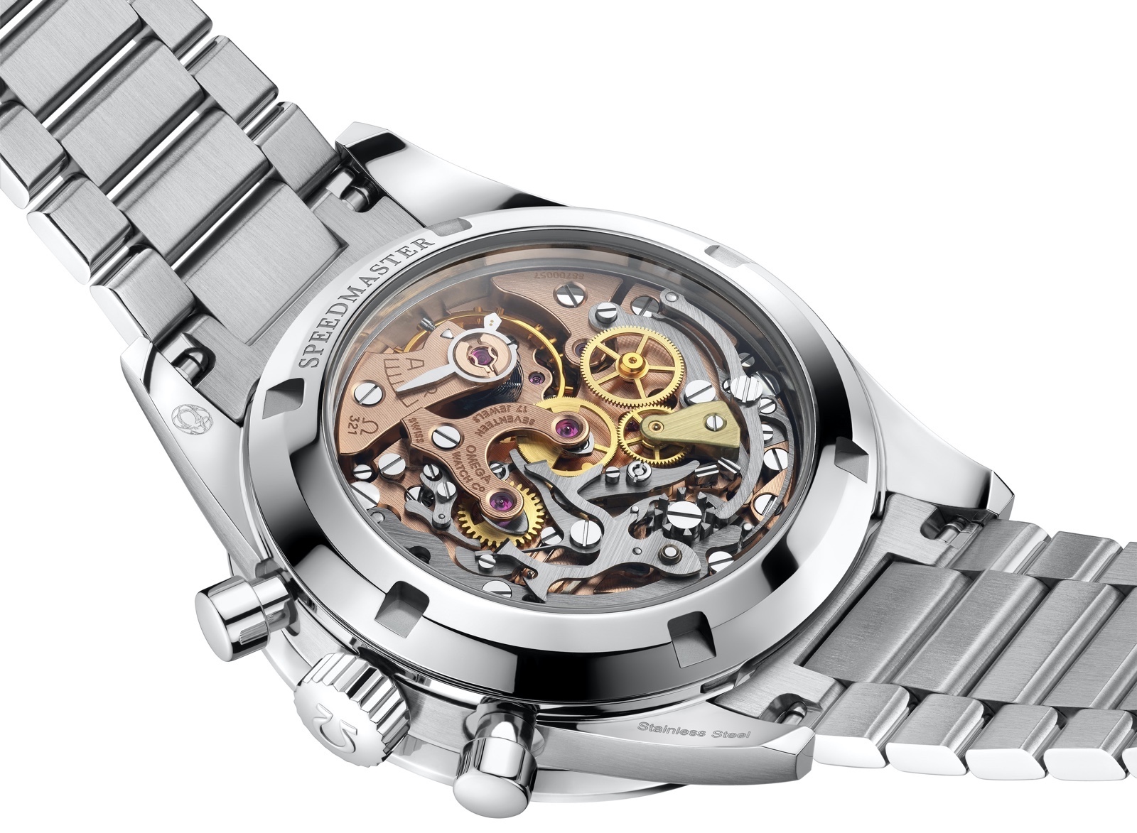 Omega Speedmaster Moonwatch 321 Stainless Steel Caseback
