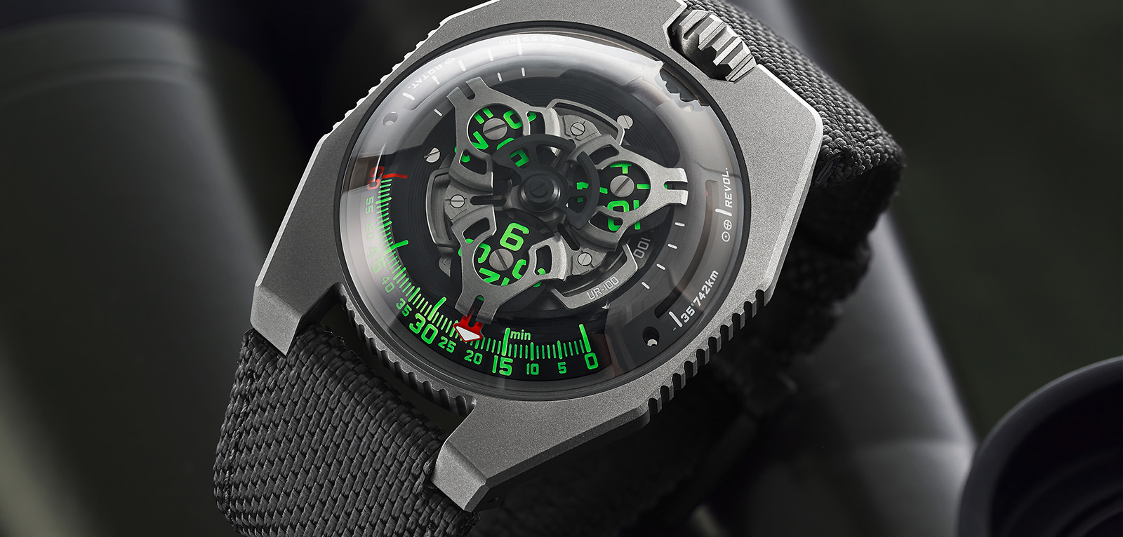 Urwerk UR-100 GunMetal