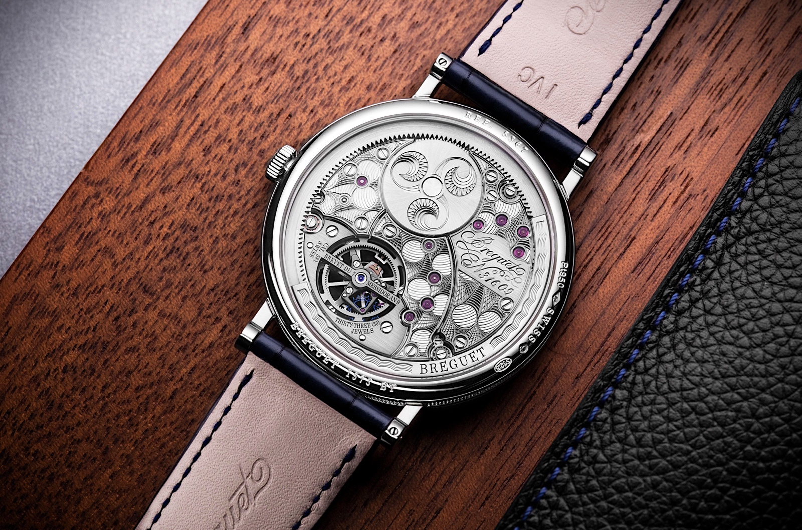 Breguet Classique Tourbillon Extra-Plat Automatique 5367 blue - back