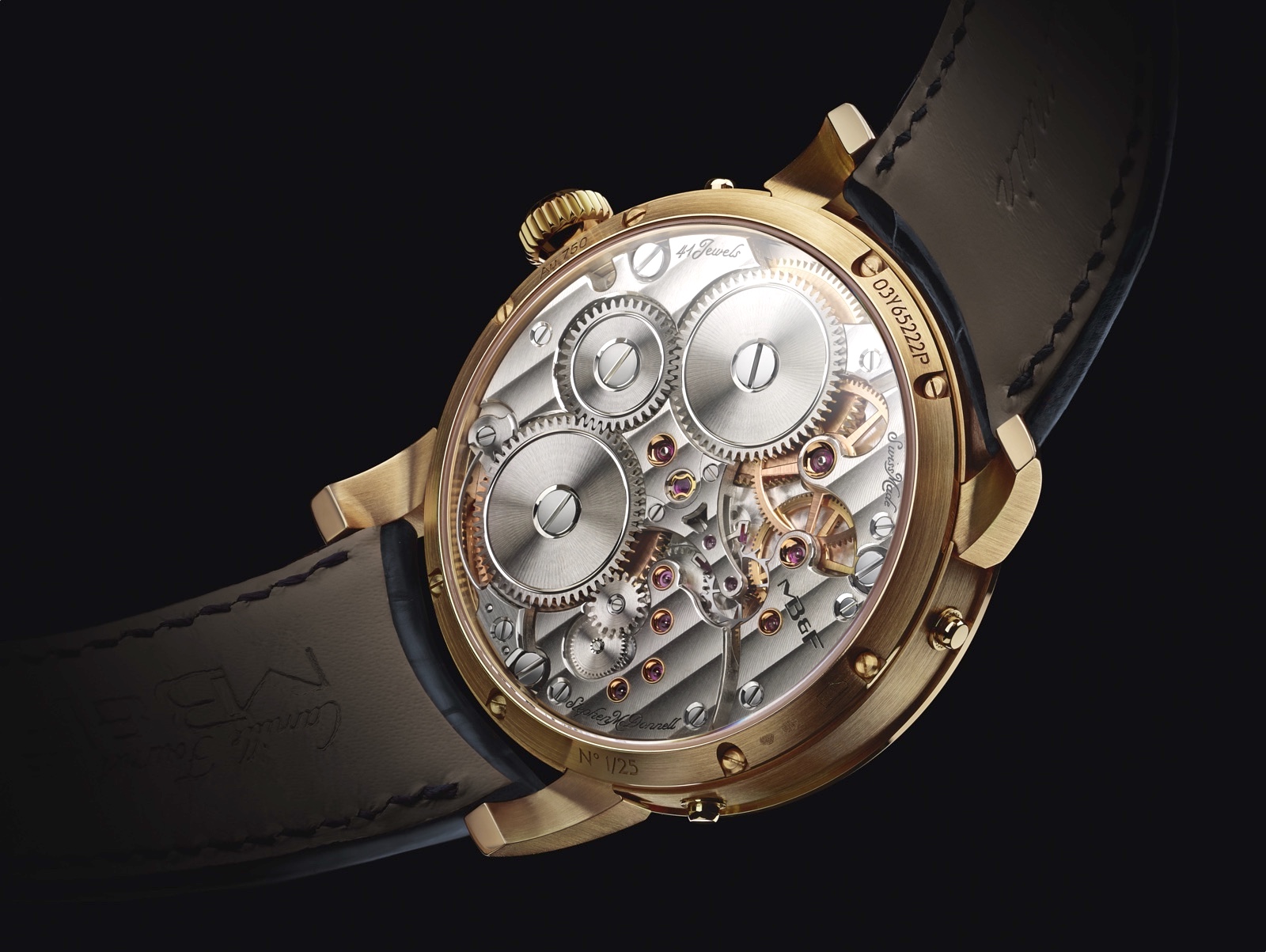 MB&F Legacy Machine Perpetual Yellow Gold Caseback