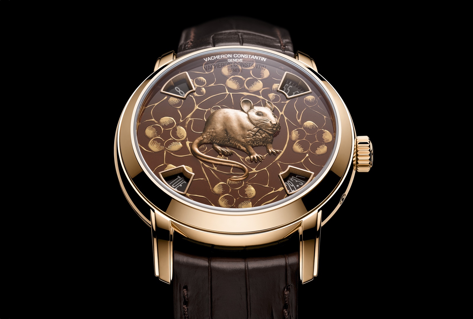 Vacheron Constantin Métiers d’Art El año de la rata - red gold front