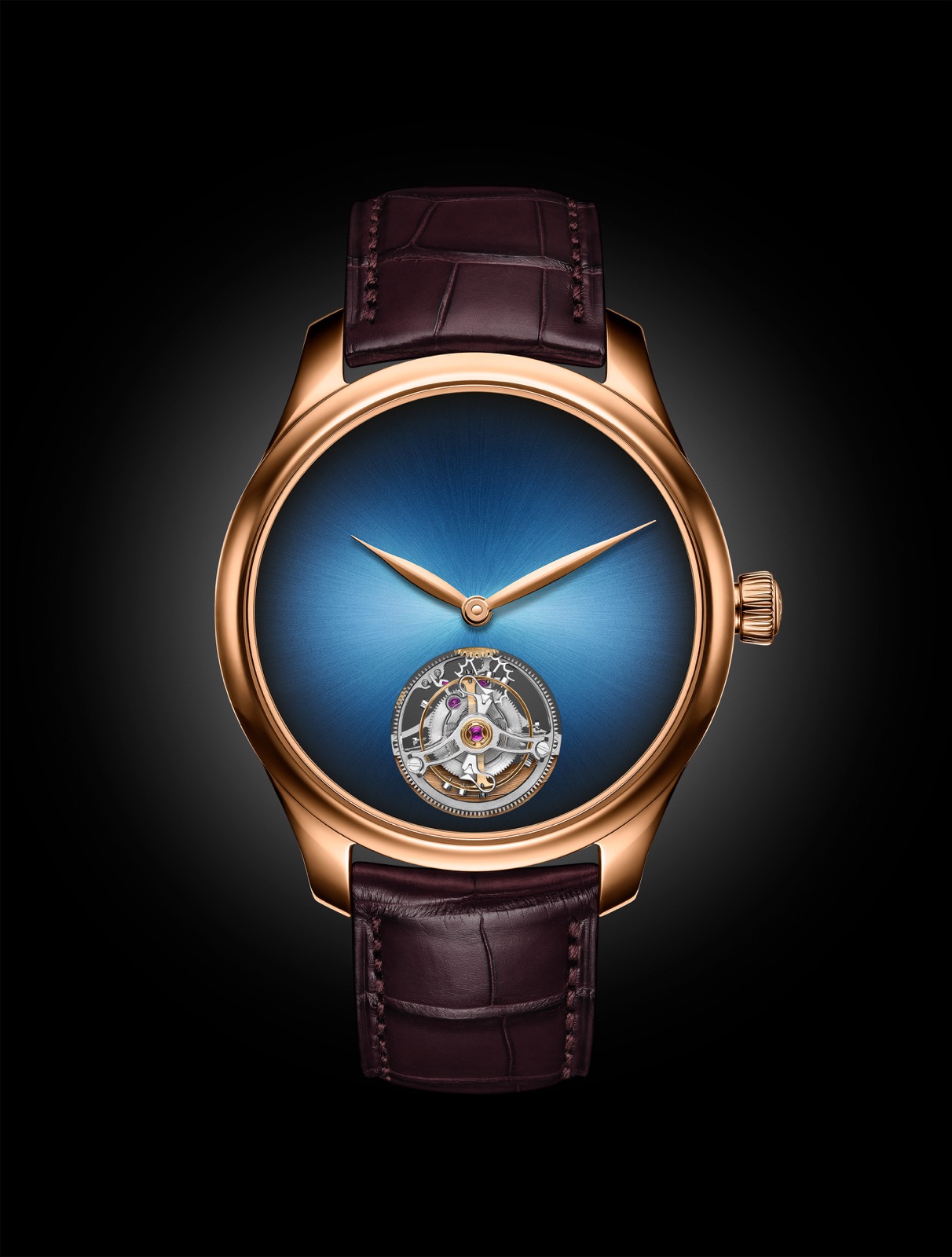 H. Moser & Cie. Endeavour Tourbillon Concept oro rosa