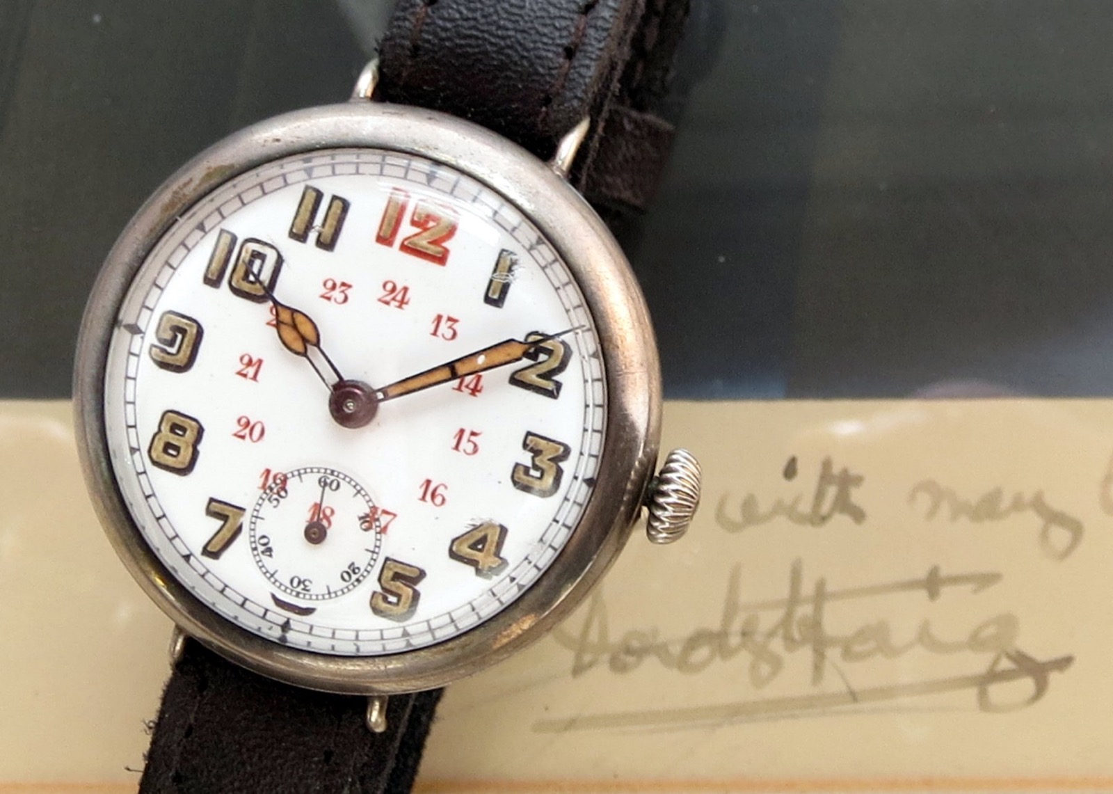 Reloj de trinchera de la Primera Guerra Mundial - circa 1917