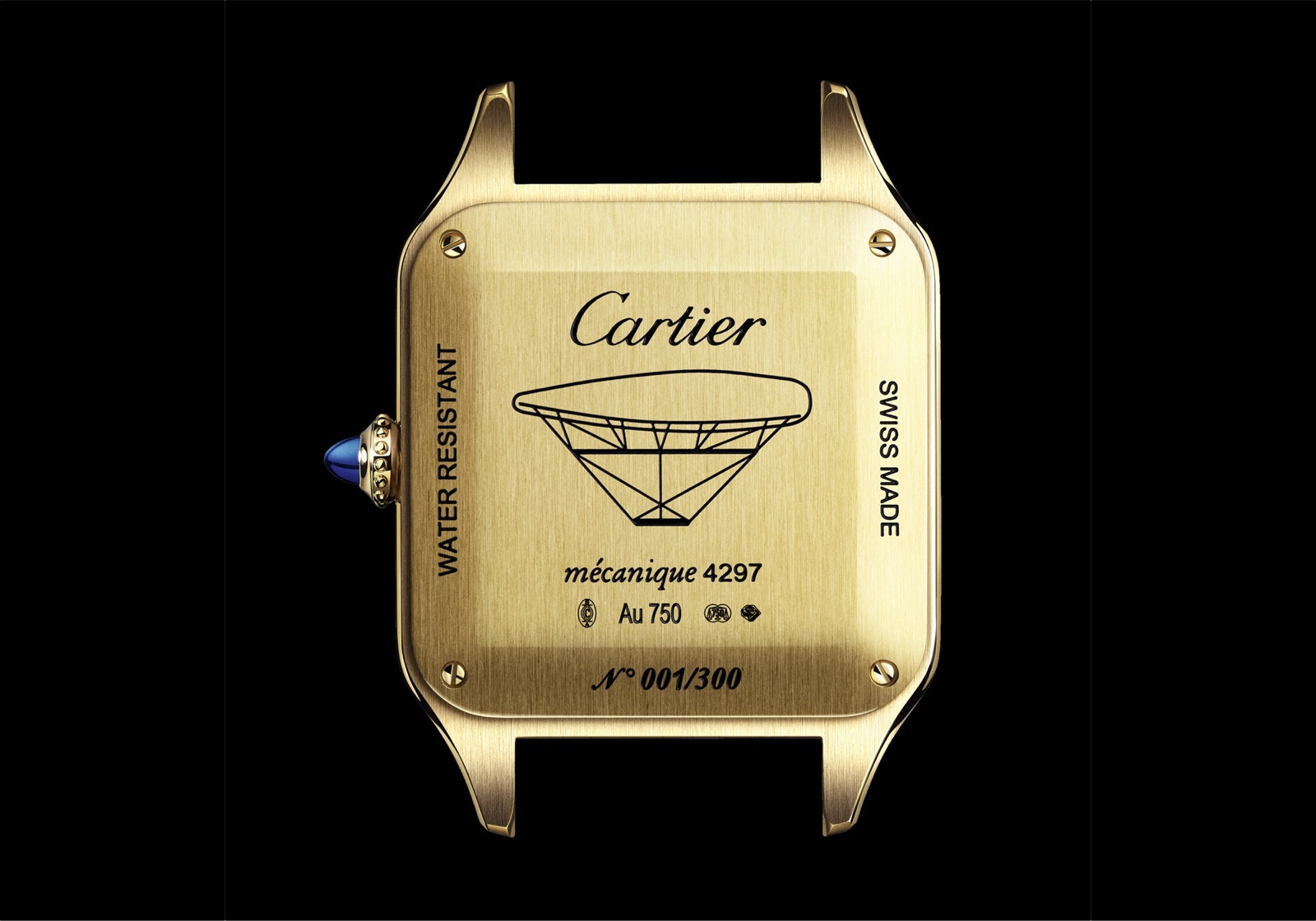 Cartier Santos-Dumont Limited-Editions - La Baladeuse caseback