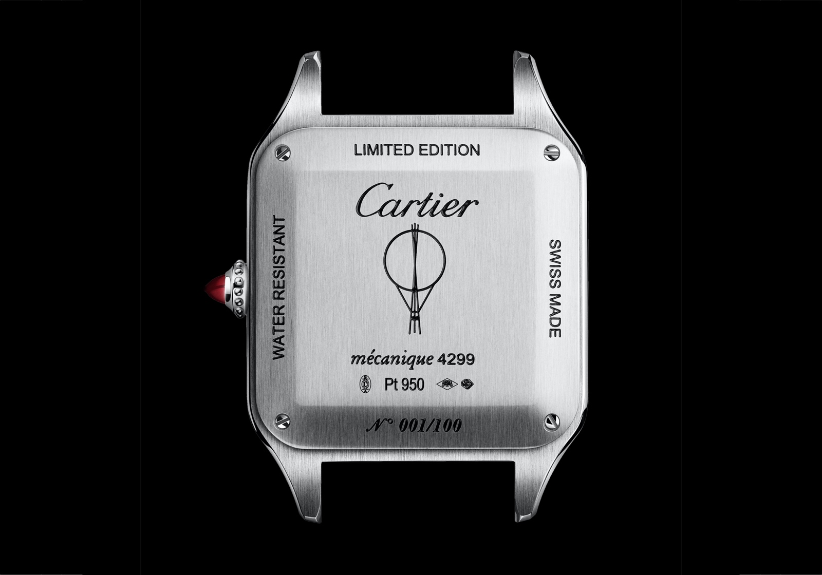 Cartier Santos-Dumont Limited-Editions - Le Brésil caseback