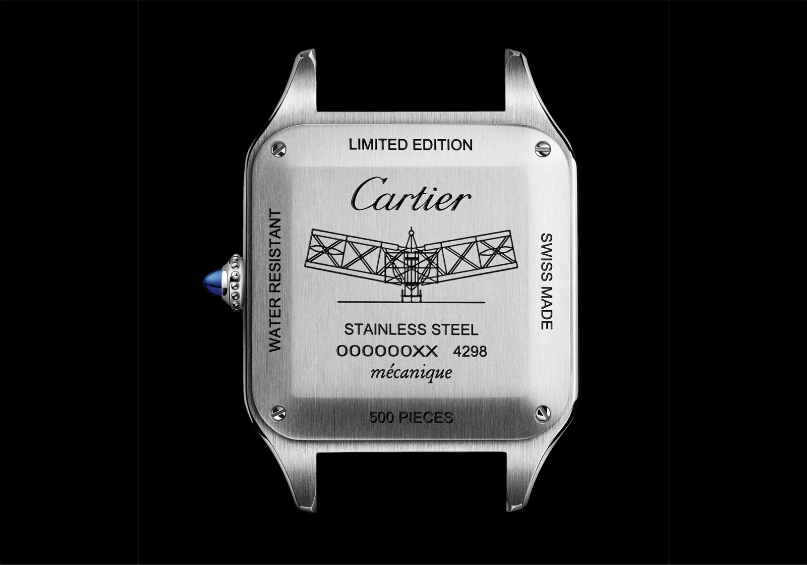 Cartier Santos-Dumont Limited-Editions - n.°14 bis caseback