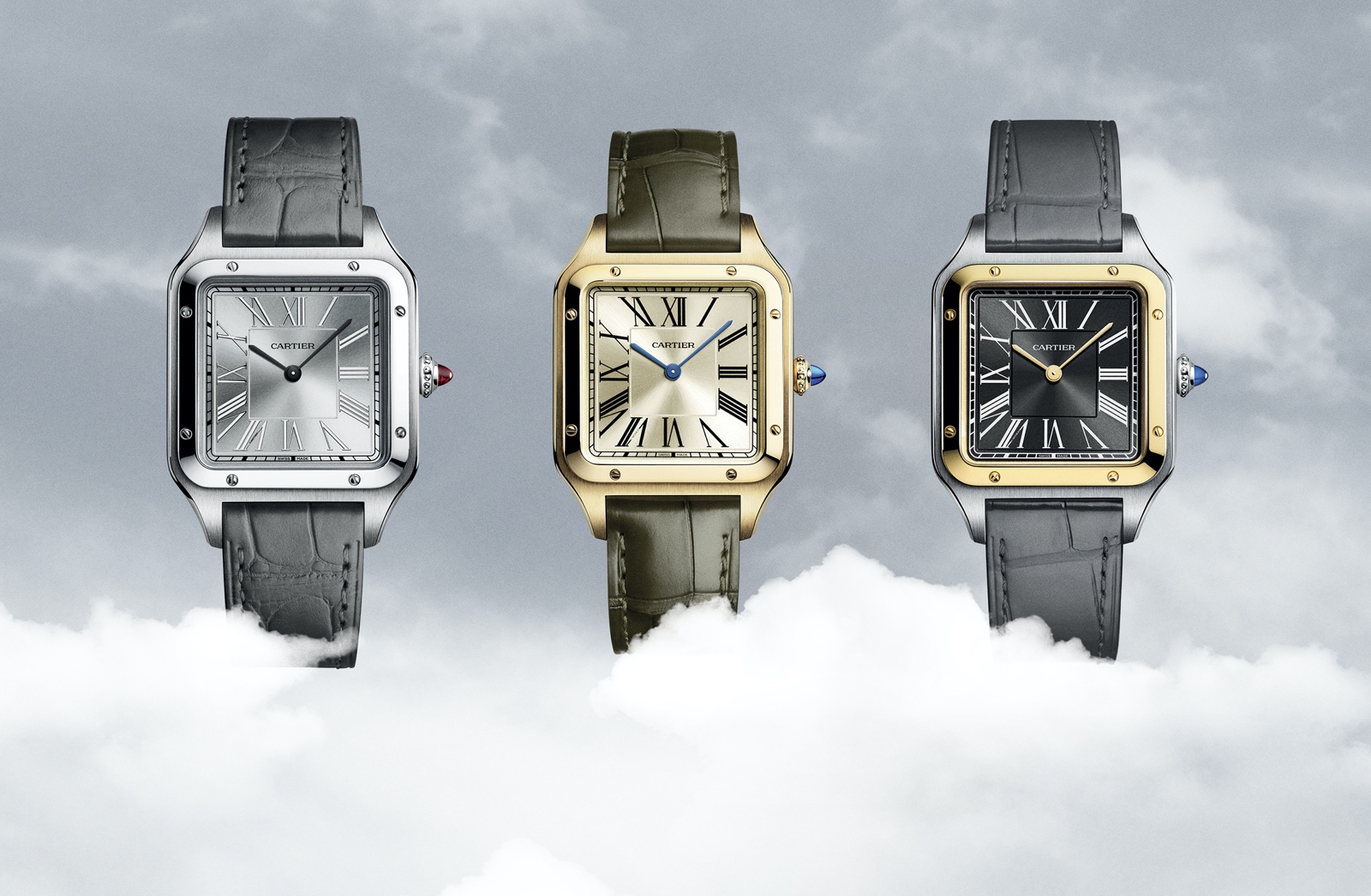 Cartier Santos-Dumont Limited-Editions - trio