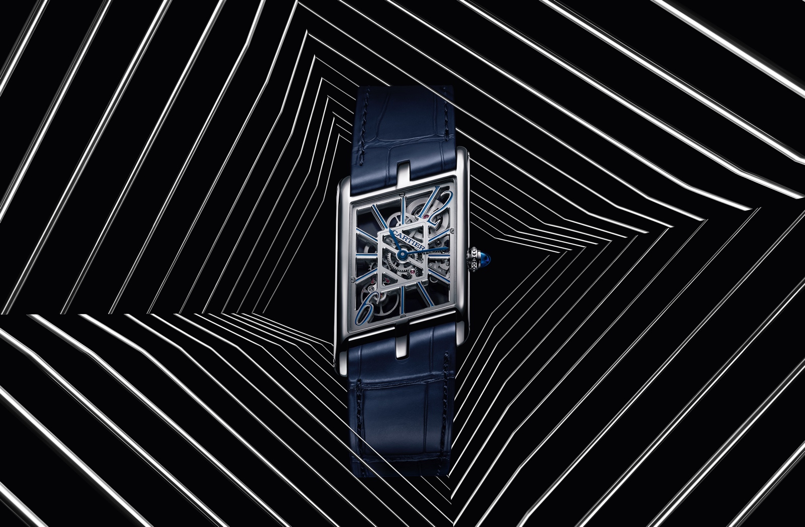 Cartier en Watches & Wonders Geneva 2020 - Tank Asymétrique skeleton