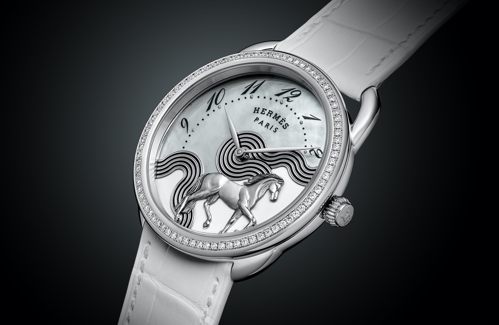 Hermes Arceau Cheval Cosmique diamonds