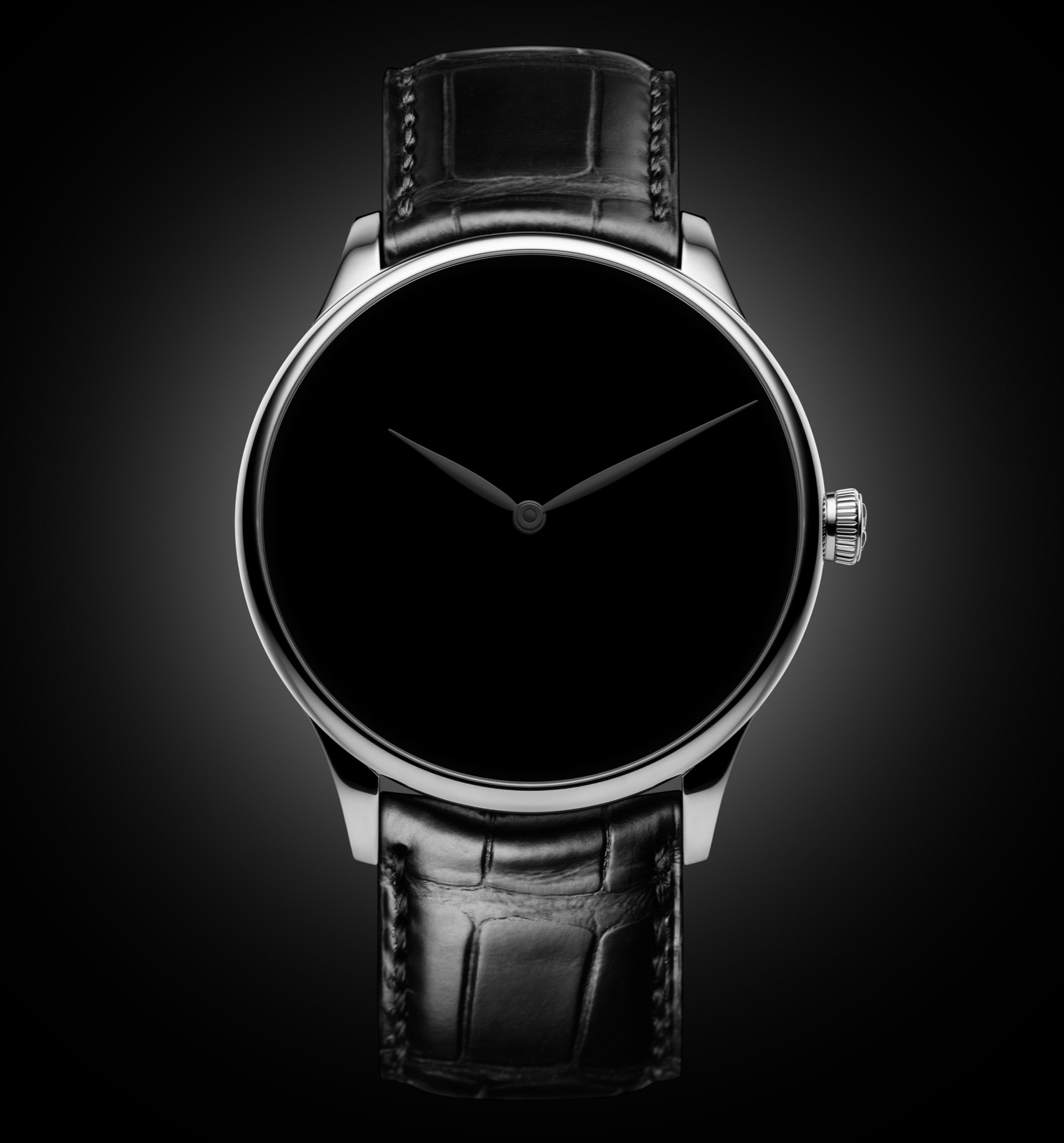 H. Moser Venturer Vantablack Black Hands