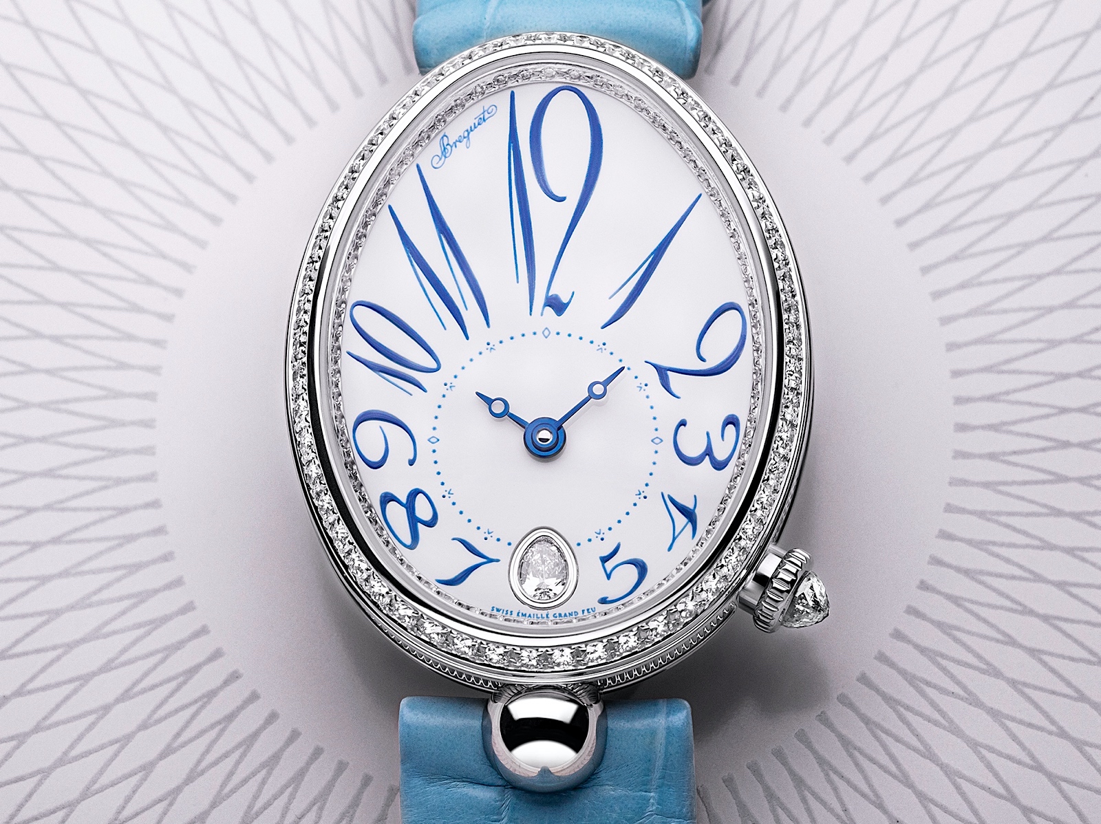 Breguet Reine de Naples 8918 Émail Grand Feu - esfera