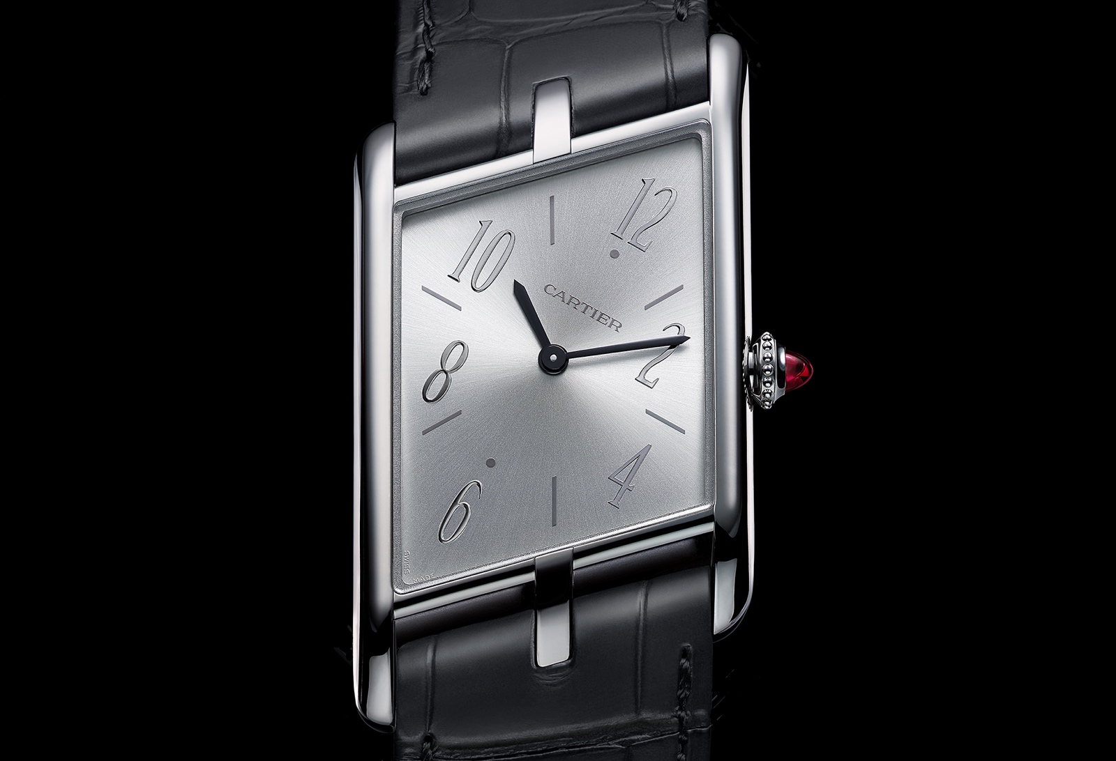 Cartier Tank Asymétrique 2020 - platinum dial