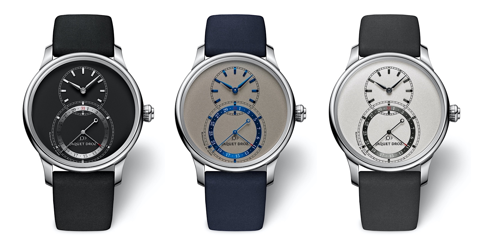 Jaquet Droz Grande Seconde Quantième 41 - steel titanium