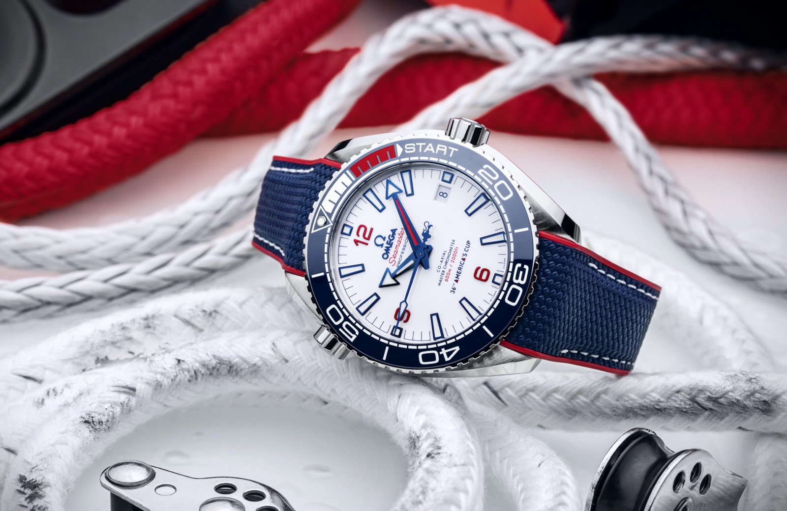 Omega Seamaster Planet Ocean 36th America's Cup - lifestyle 01