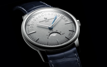 Patrimony moon phase and retrograde date - Collection Excellence Platine