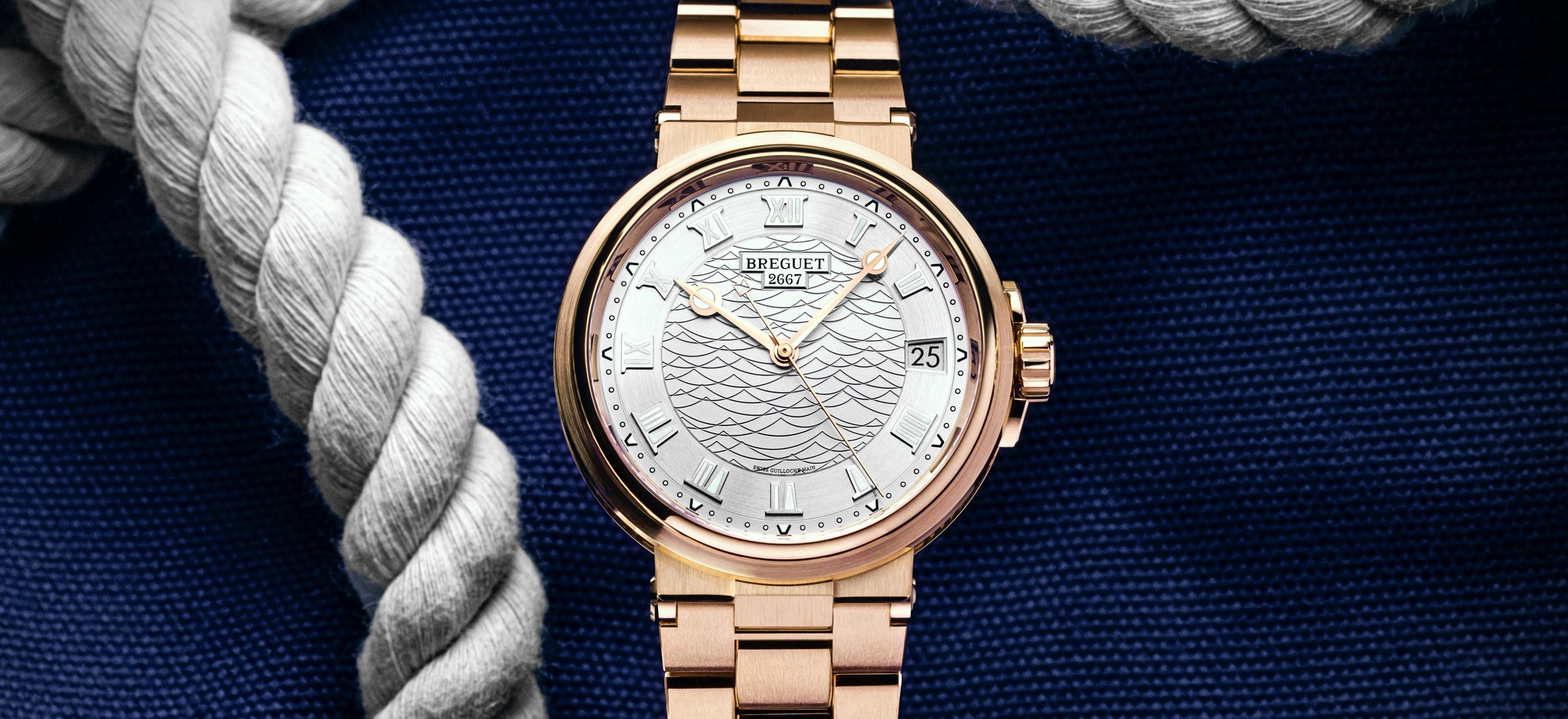 Breguet Marine brazalete de oro BR - cover