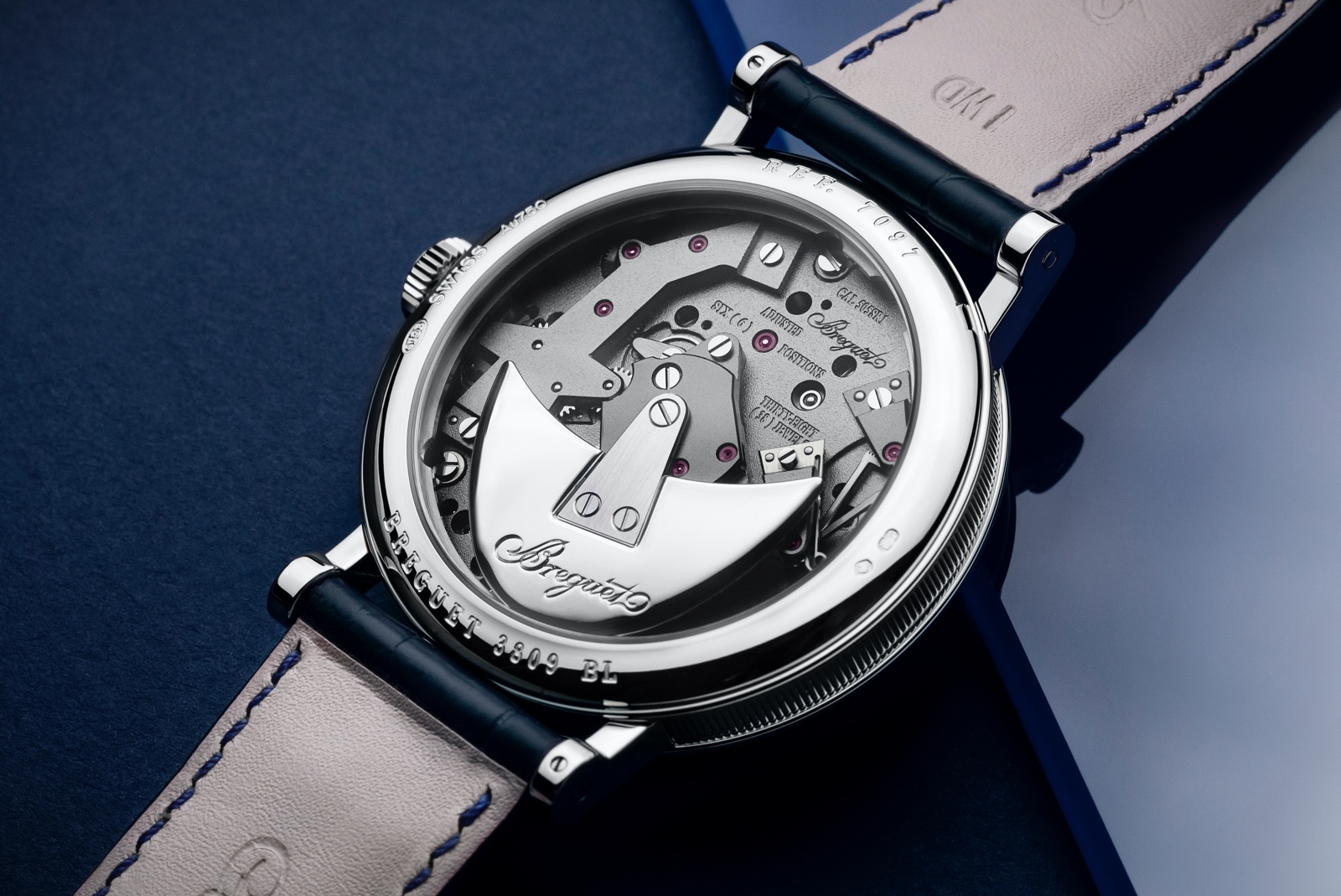 Breguet Tradition Automatique Seconde Rétrograde 7097 blue - caseback