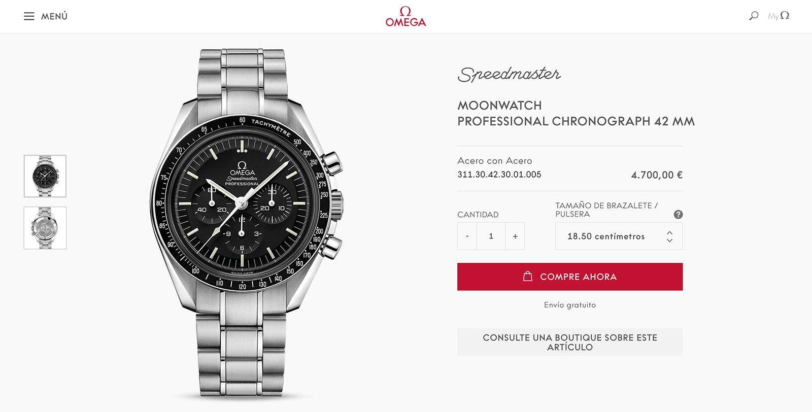 OMEGA - Tienda online España