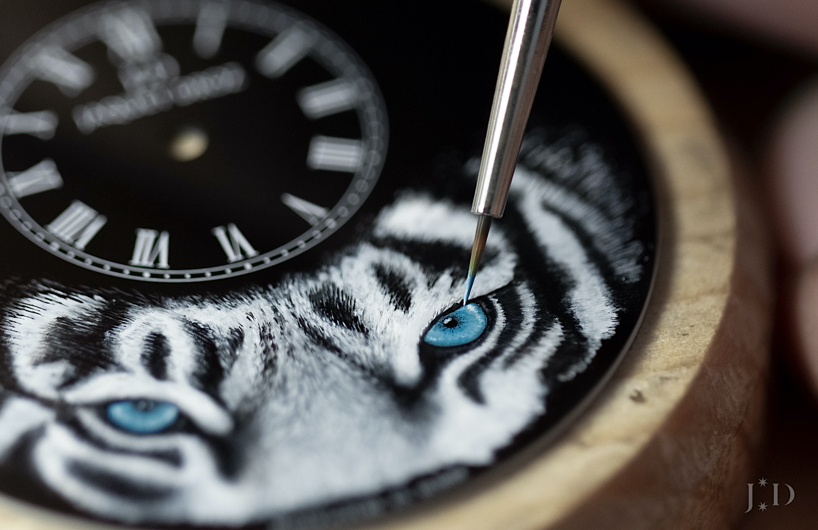 Jaquet Droz Petite Heure Minute Tiger - pintura