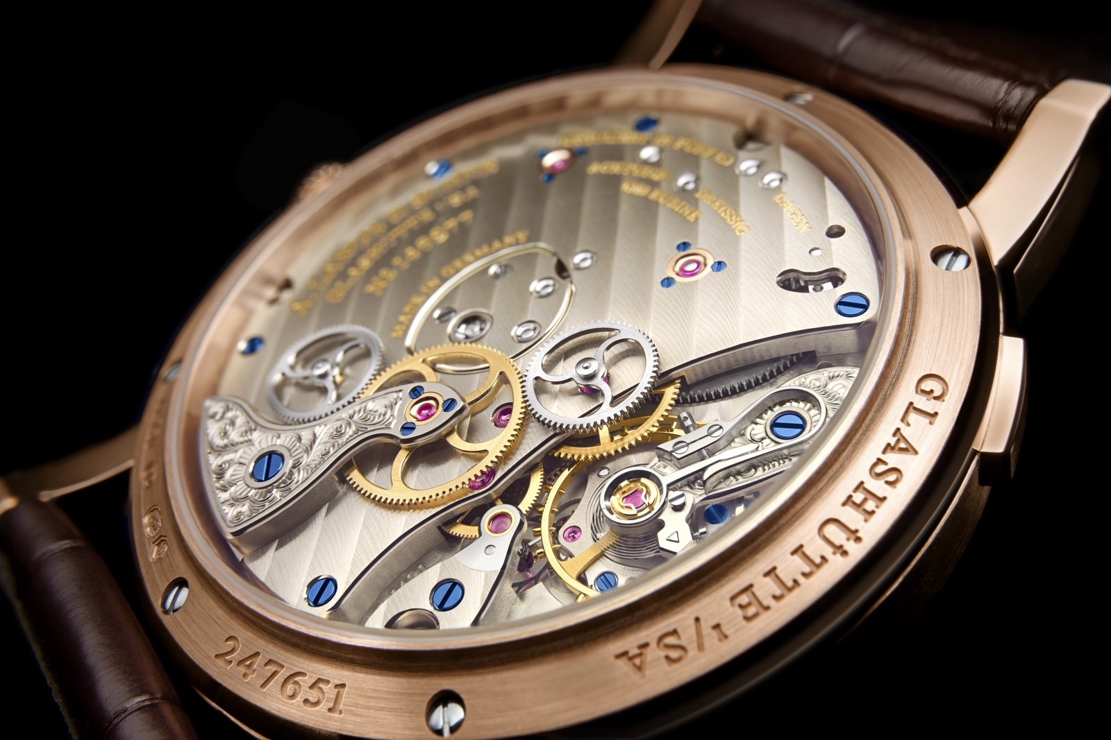 Lange 1 Time Zone Caseback