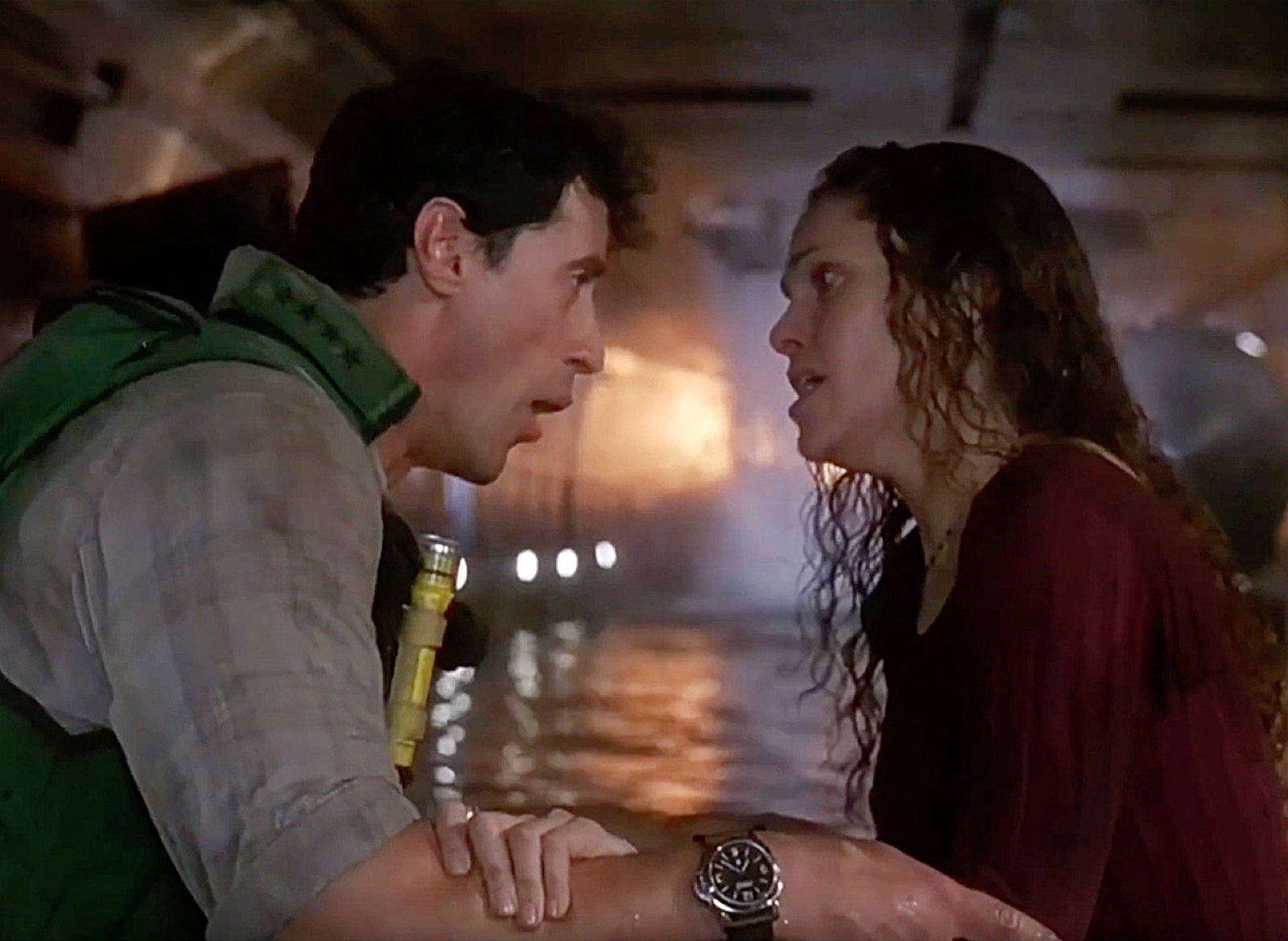 Secuencia de Daylight, con Stallone y su Luminor Logo 5218-201 / A.