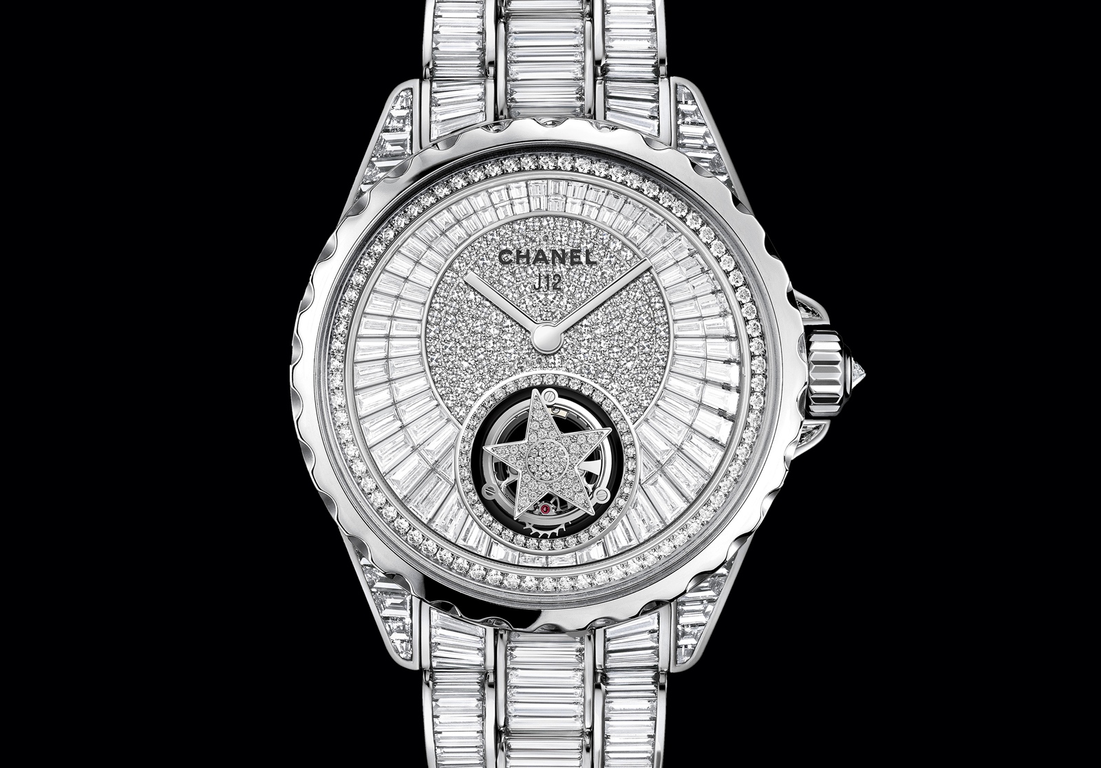 21 años de historia del Chanel J12 - 2014 J12 Tourbillon Volant H3846 FB