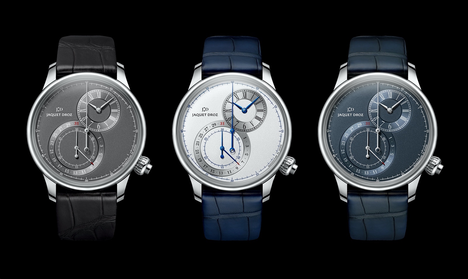 Jaquet Droz Grande Seconde Chronograph - trio steel FB