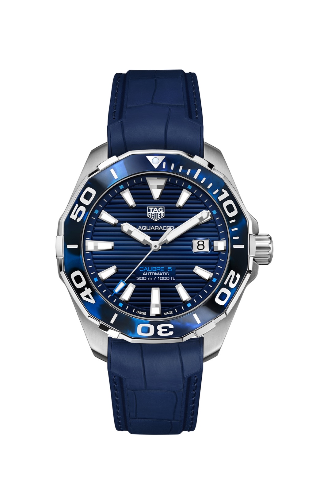 TAG Heuer Aquaracer 43 mm ahora con efecto carey Watch Test