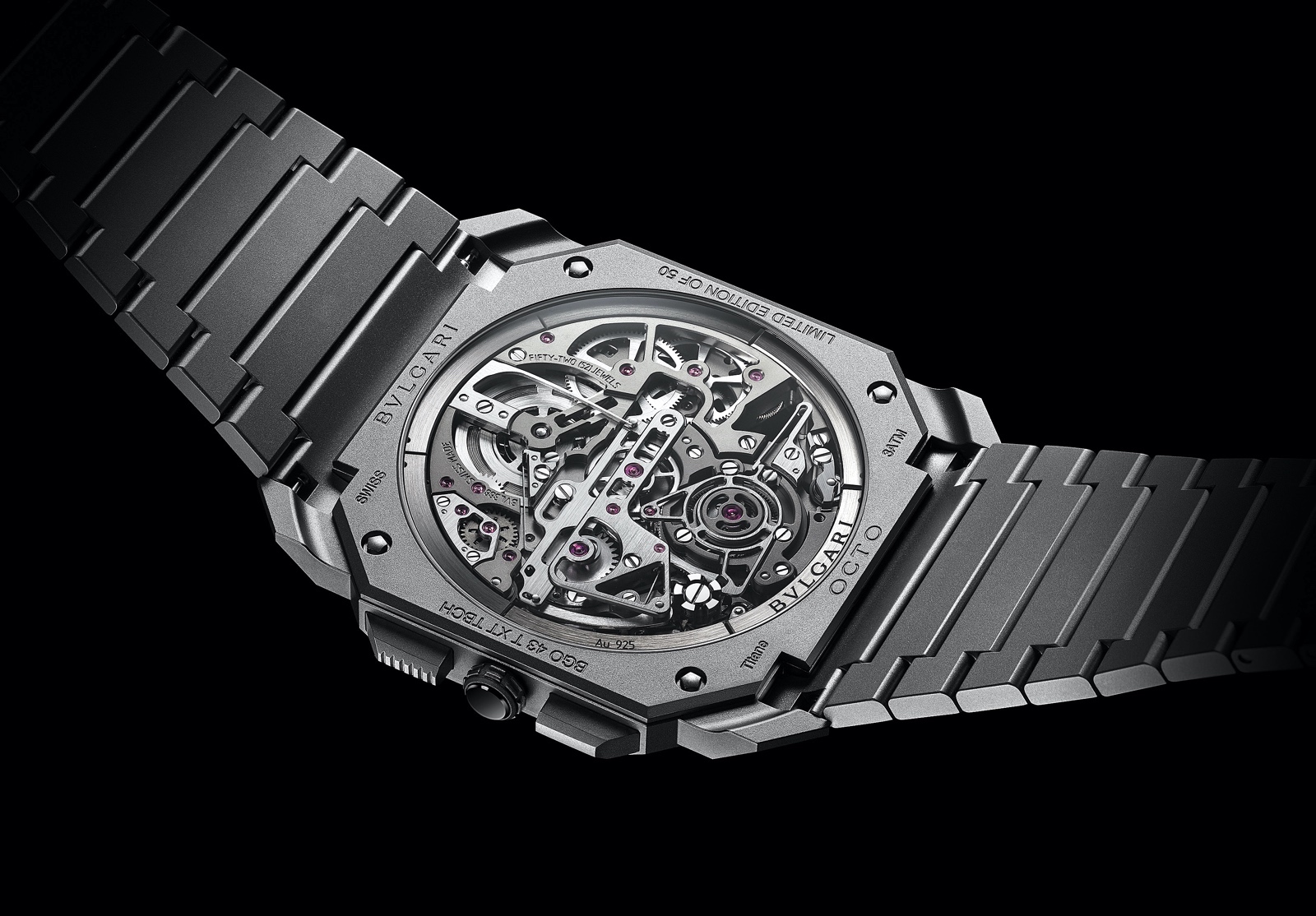 Bvlgari Octo Finissimo Tourbillon Chronograph Skeleton Automatic - caseback