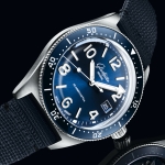 Azul y brillantes para el SeaQ de Glashütte Original.