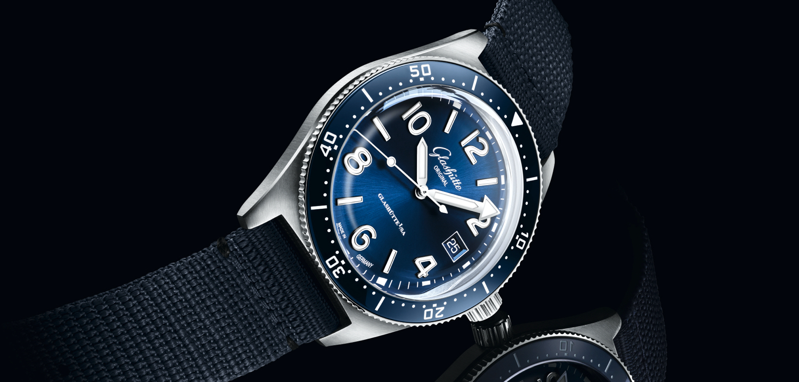 Glashütte Original SeaQ Blue Dial Cover
