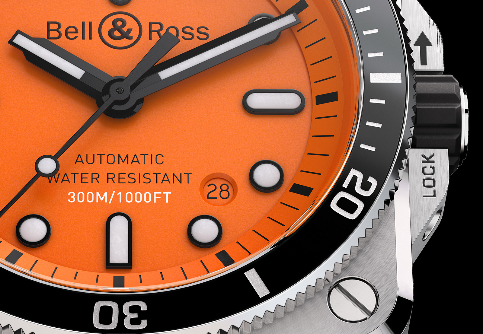 Bell & Ross BR03-92 Diver Orange