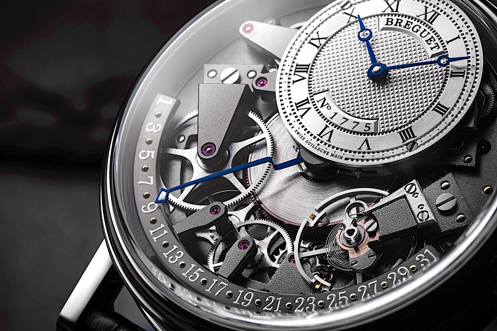 Breguet Tradition Quantième Rétrograde 7597BB - dial
