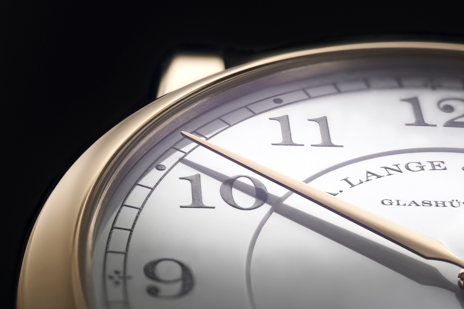 Lange 1815 Thin Honeygold Homage to F.A. Lange Detail