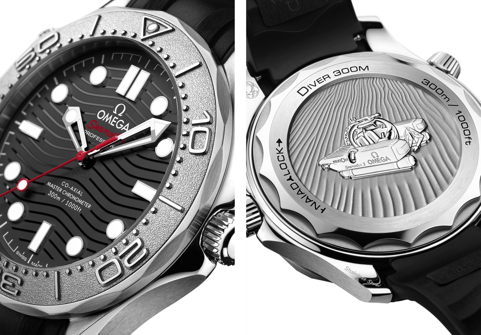 Omega Seamaster Diver 300M Nekton Edition Details