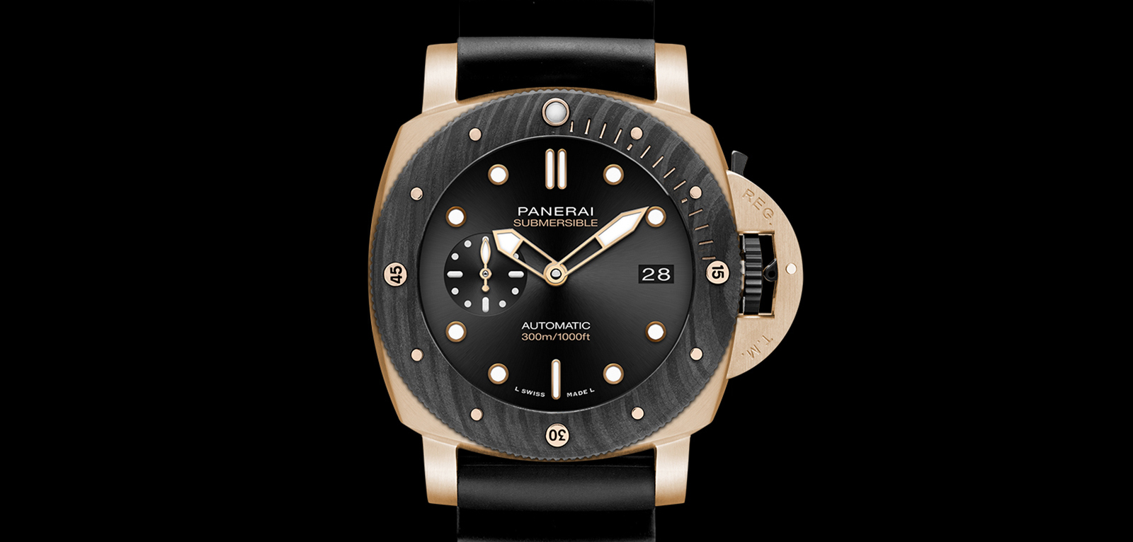 Panerai Submersible Goldtech Orocarbo PAM01070