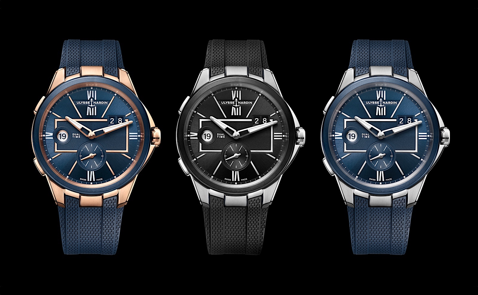 Ulysse Nardin Executive Dual Time - trio