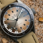 Blancpain Fifty Fathoms Bathyscaphe Day Date Desert Edition