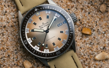 Blancpain Fifty Fathoms Bathyscaphe Day Date Desert Edition