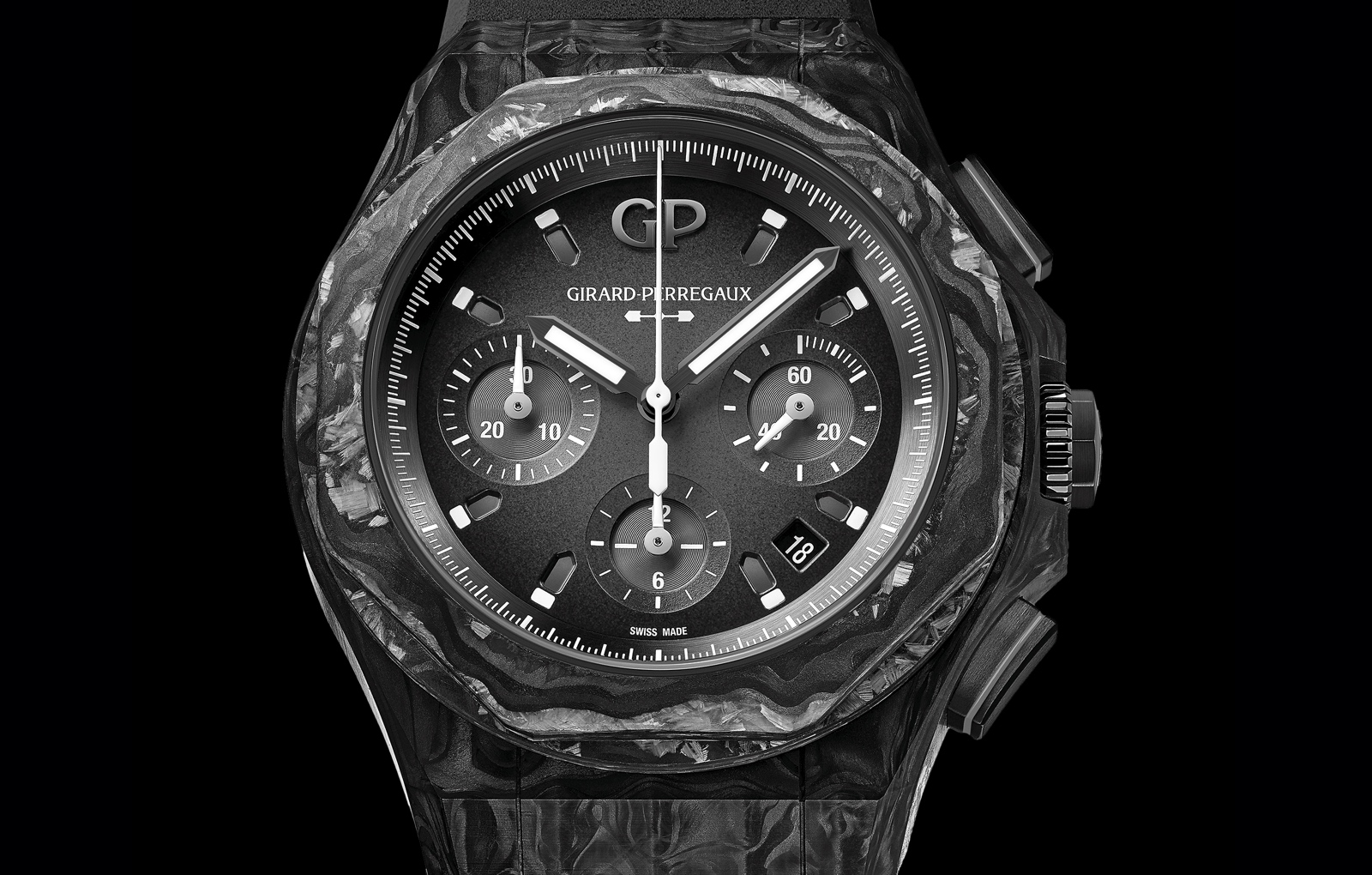Girard-Perregaux Laureato Absolute Crystal Rock - dial