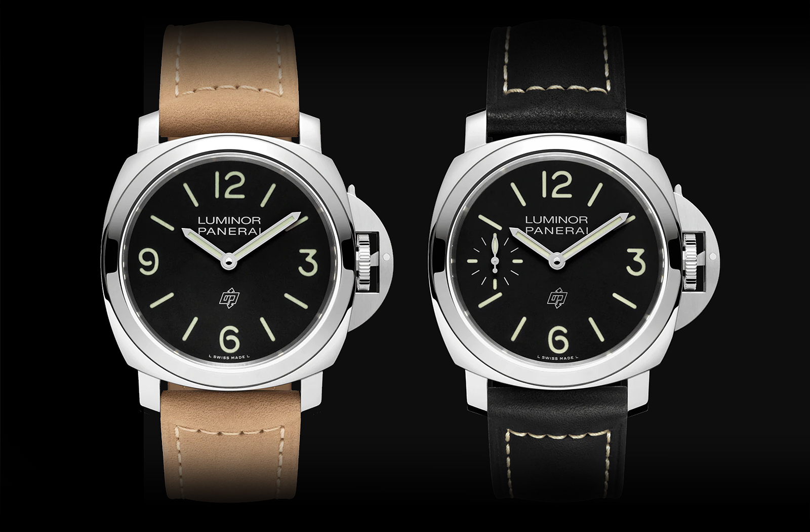 Luminor Base Logo PAM01084 y Luminor Logo PAM01086