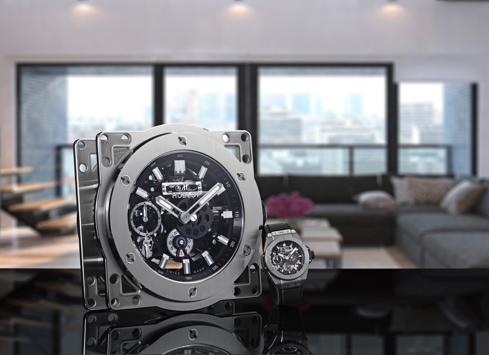 Hublot Meca-10 Clock - lifestyle 01