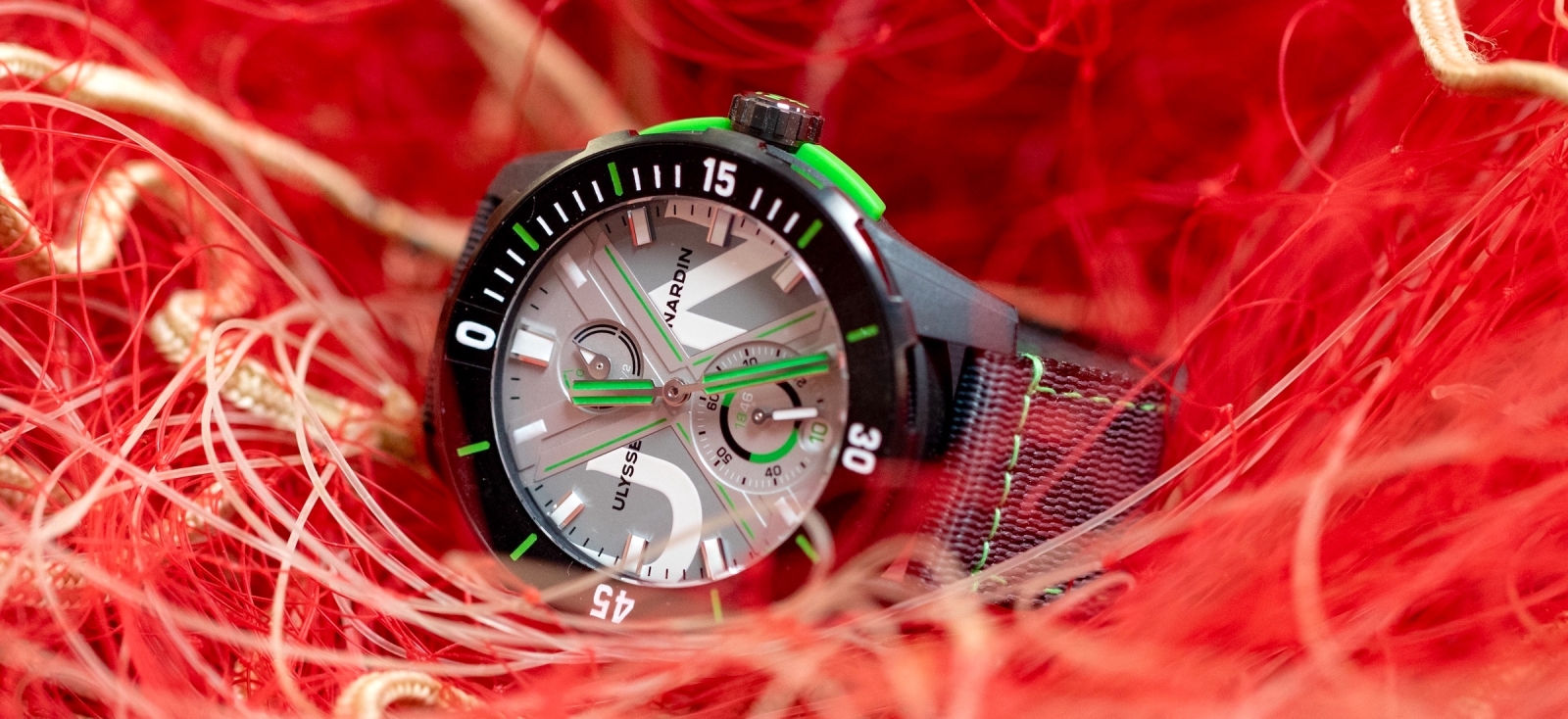 Ulysse Nardin Diver Net. El reloj que recicla los oceanos